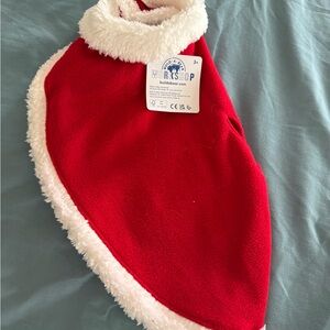 Build-A-Bear Red and White Holiday Cape